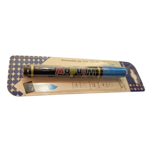Marcador Azul Neon Chorreador LUCELLO