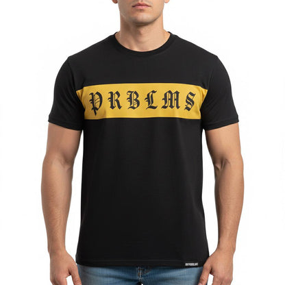 Camiseta Dorada Letras Cholas PROBLEMS