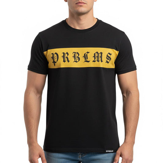 Camiseta Dorada Letras Cholas PROBLEMS