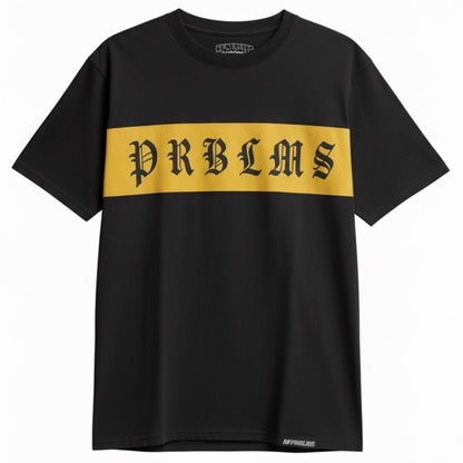 Camiseta Dorada Letras Cholas PROBLEMS
