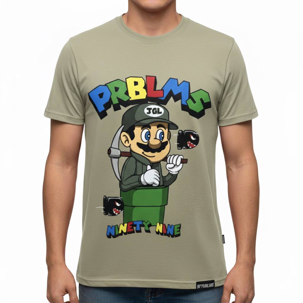 Camiseta Mario Problems