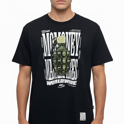 Camiseta Negra Granada MOMONEY