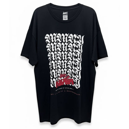 Camiseta Negra Letras Cholo MOMONEY