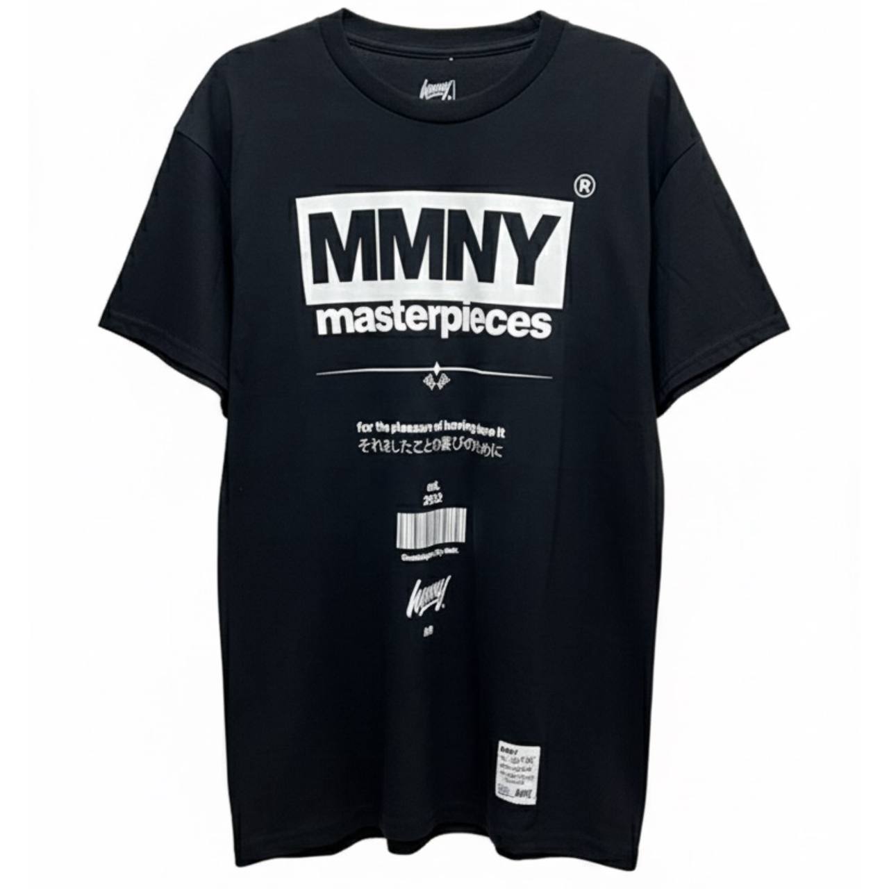 Camiseta Negra Masterpieces MOMONEY
