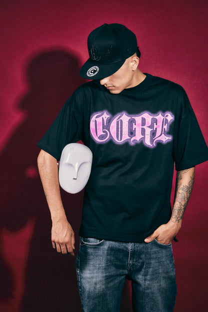 Playera Oversized Bomba Neon CORE