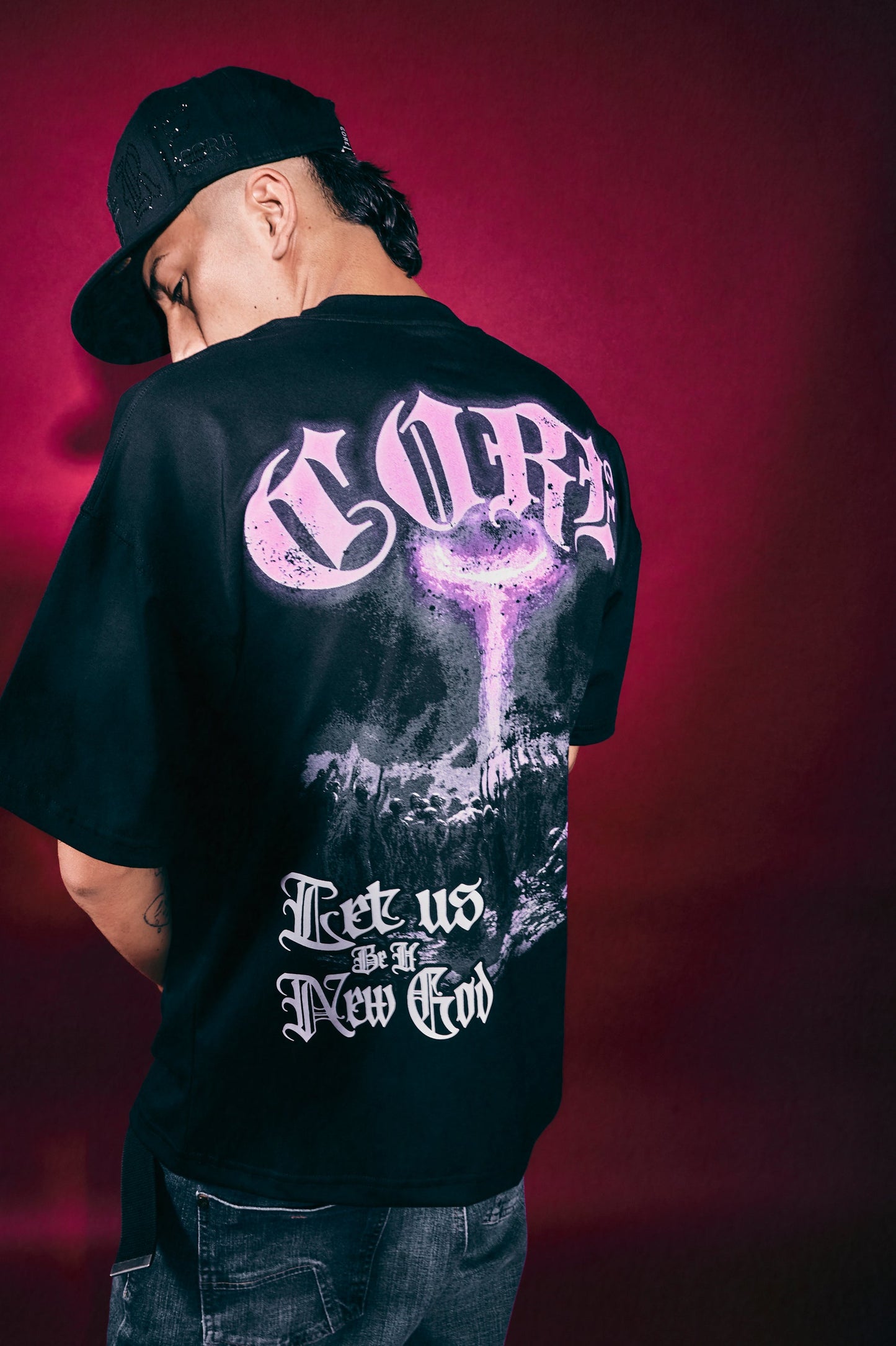 Playera Oversized Bomba Neon CORE
