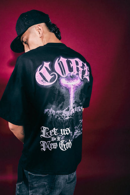 Playera Oversized Bomba Neon CORE