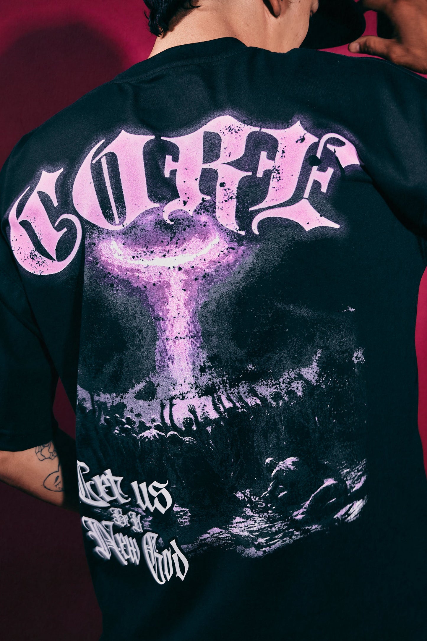 Playera Oversized Bomba Neon CORE