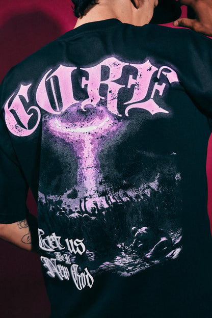 Playera Oversized Bomba Neon CORE