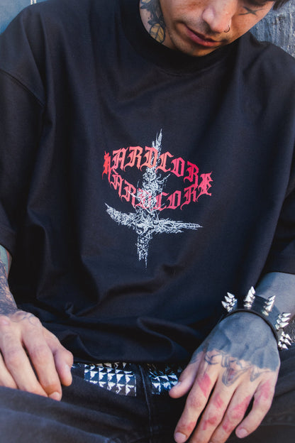 Playera Oversized Cruz Invertida CORE