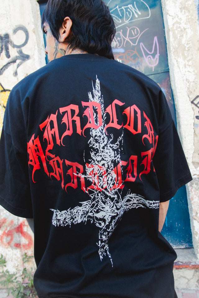 Playera Oversized Cruz Invertida CORE