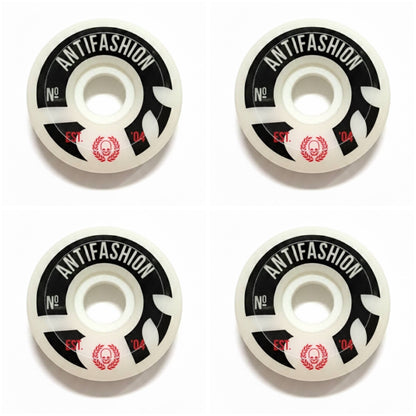Craneo Negro Ruedas Skate Conicas 56mm ANTIFASHION