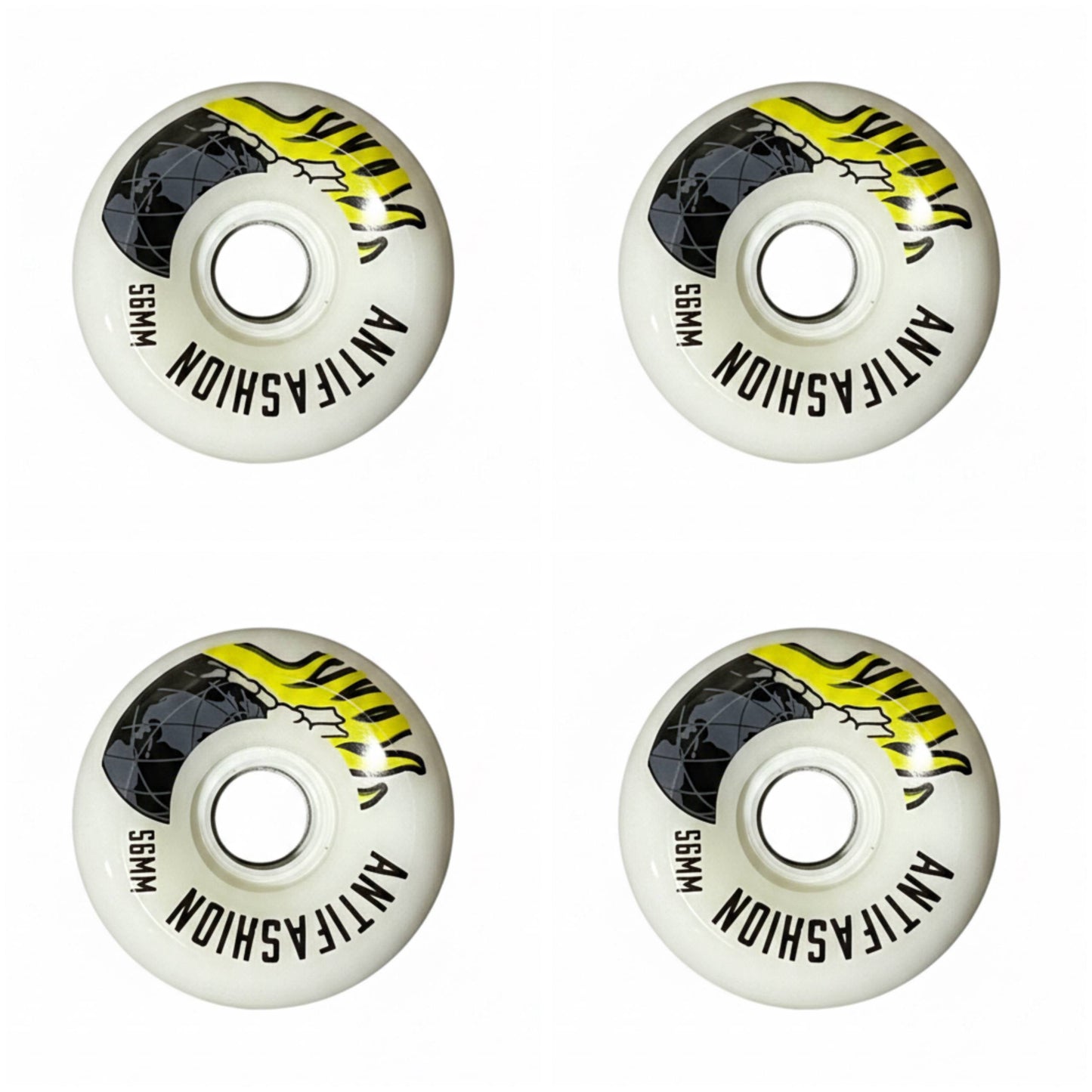 Meteoro Ruedas Skate Conicas 56mm ANTIFASHION