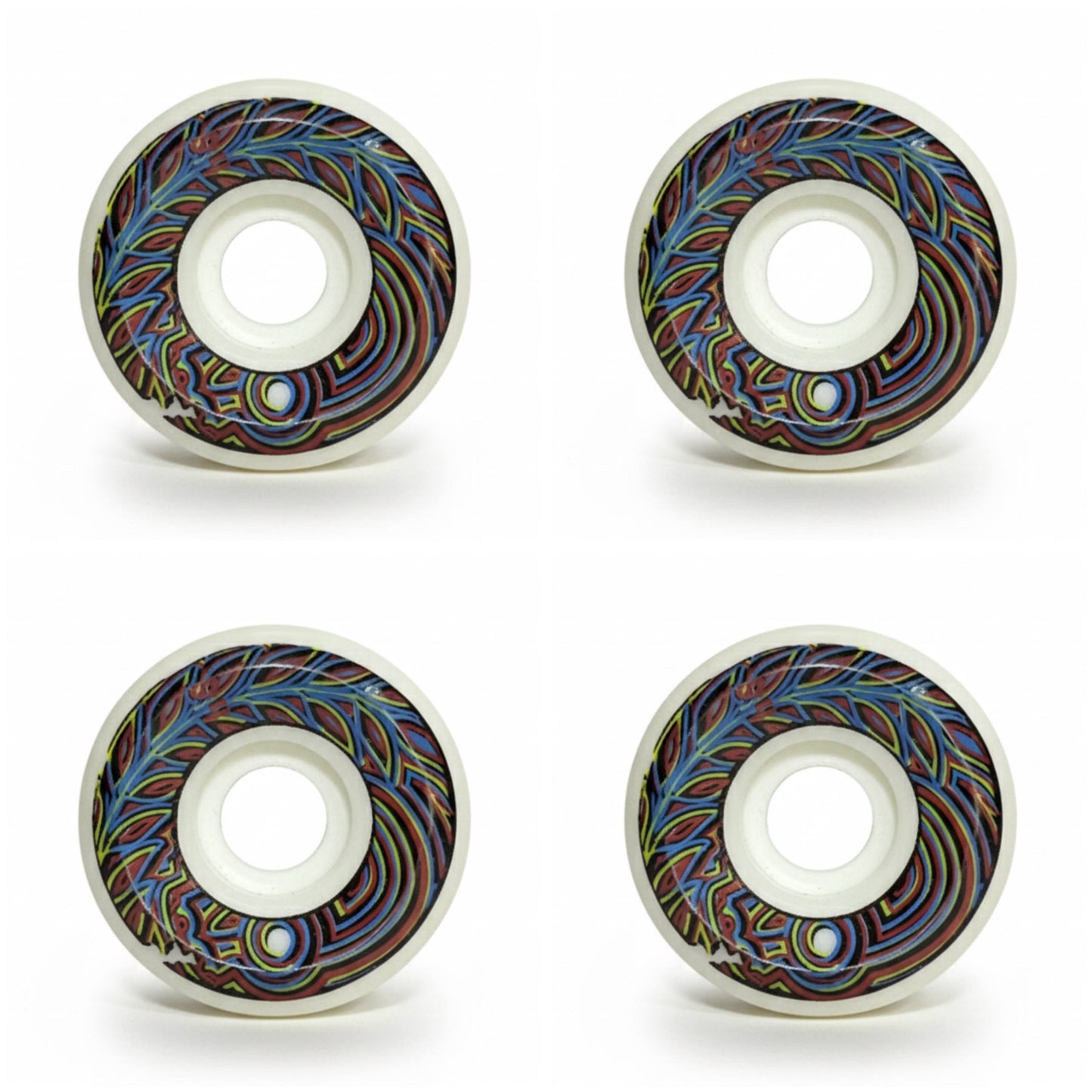 Psicodelico Ruedas Skate Conicas 56mm ANTIFASHION