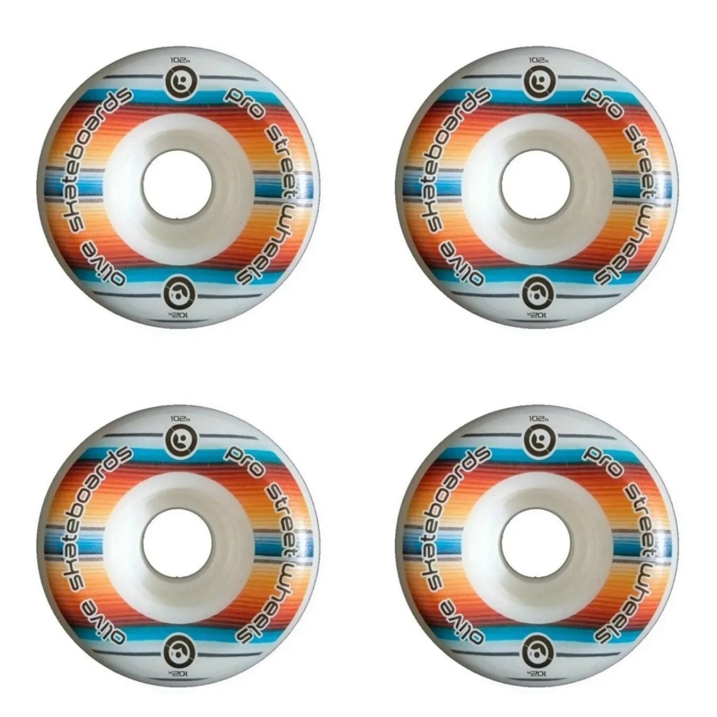 Sarape Ruedas Skate Conicas 56mm OLIVE