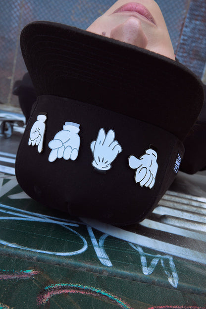 Gorra Negra Señas ANTIFASHION