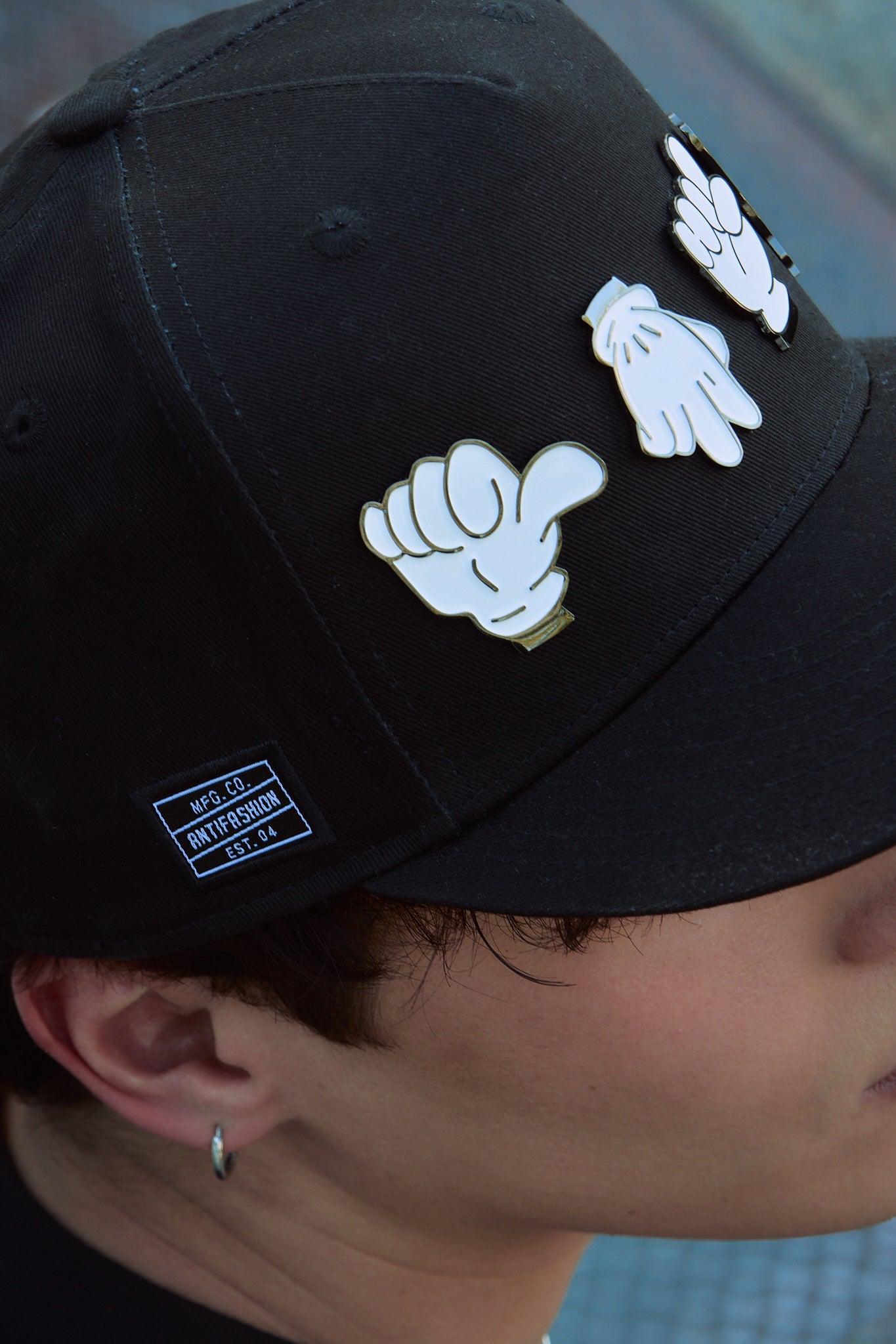 Gorra Negra Señas ANTIFASHION