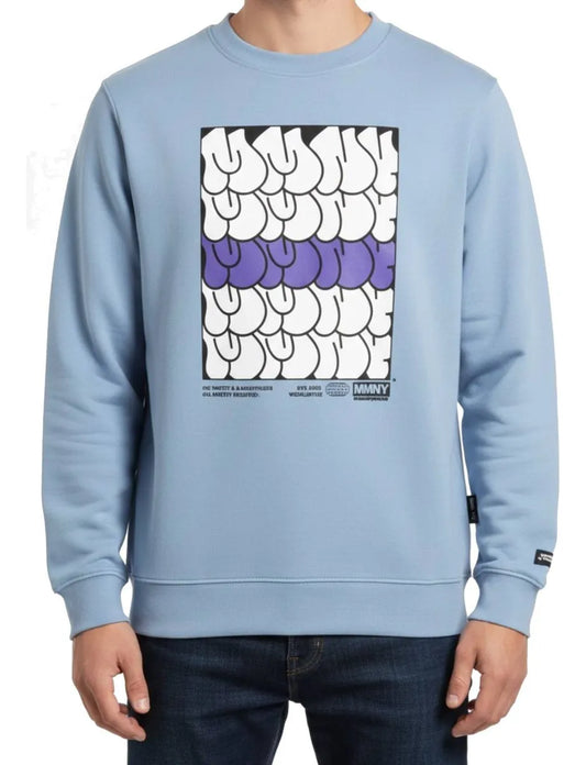 Sueter Redondo Azul Grafitti MOMONEY