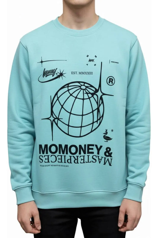 Sueter Redondo Azul World Masterpieces MOMONEY