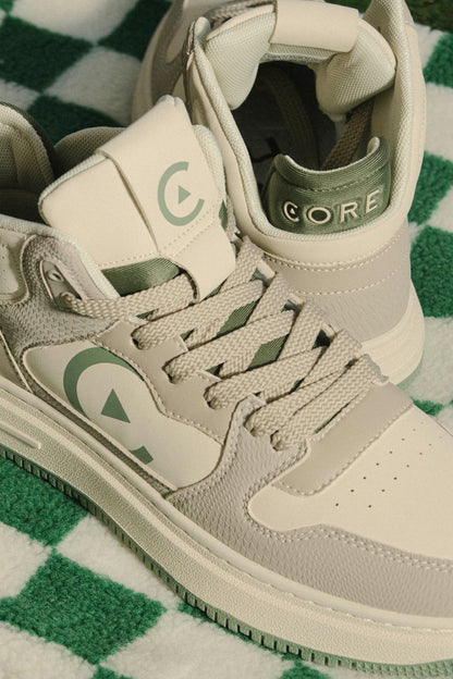 Tenis Verde Olivo Retro High CORE