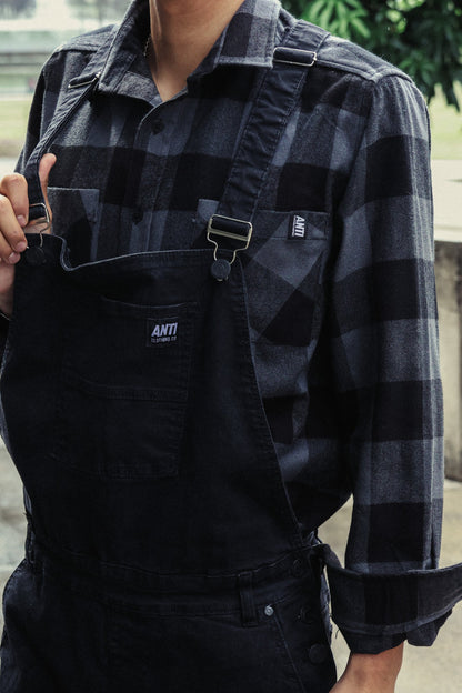 Overol Mezclilla Black Antifashion