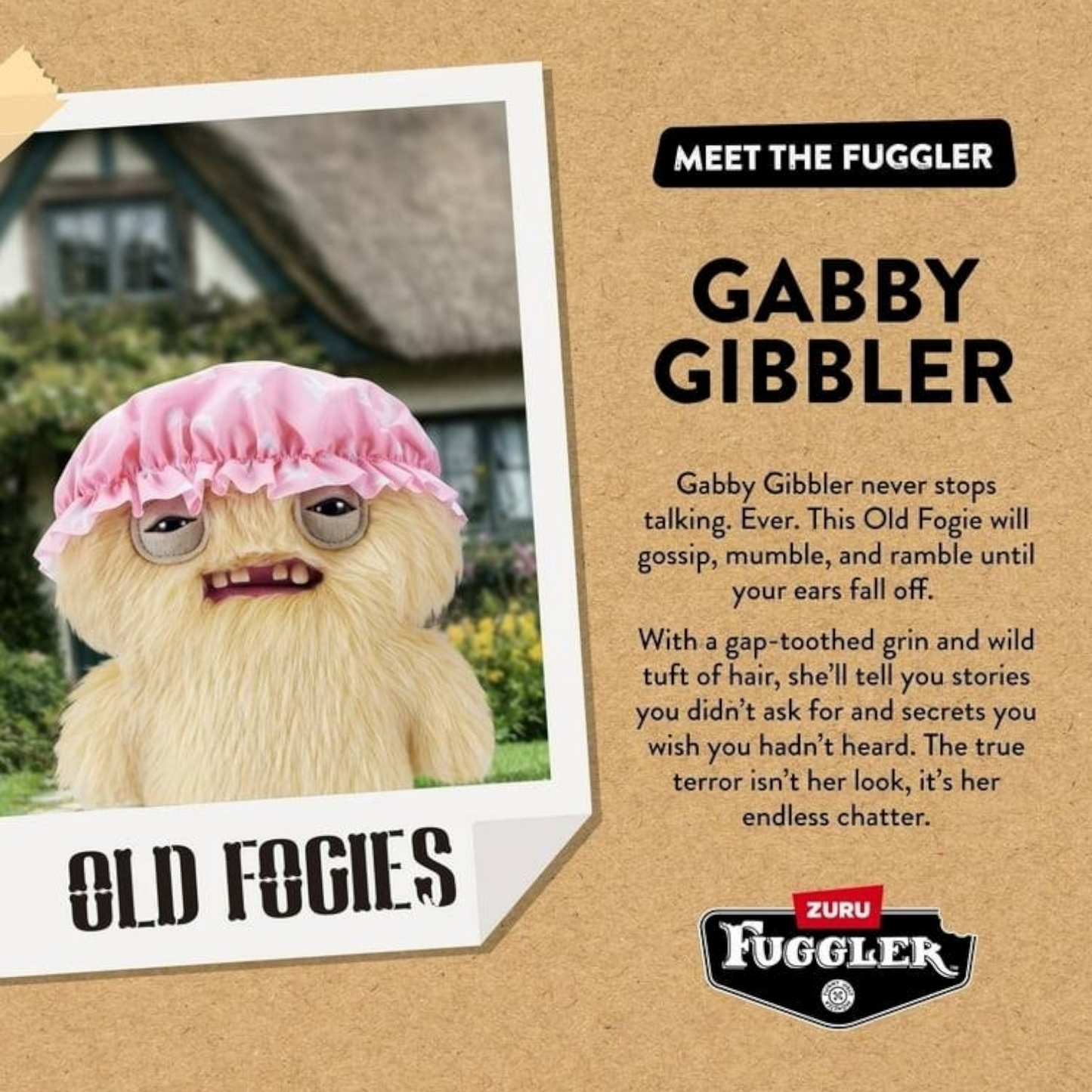 Fuggler Gabby Gibbler Old Fogies FUGGLERS ZURU