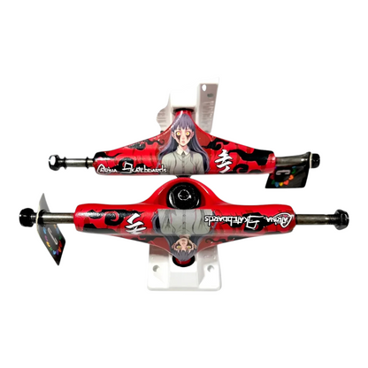 Trucks Rojos Anime 8" Para Skate CATRINA