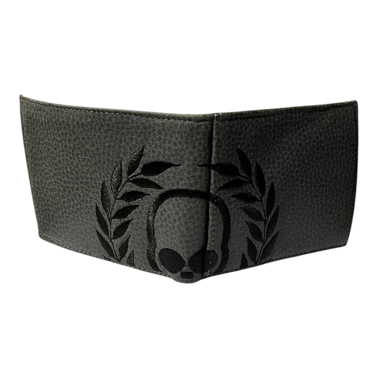 Cartera Gris Craneo ANTIFASHION