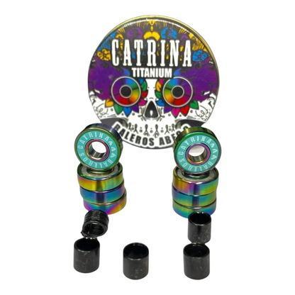 Set Baleros Titanio Abec 9 Skate CATRINA