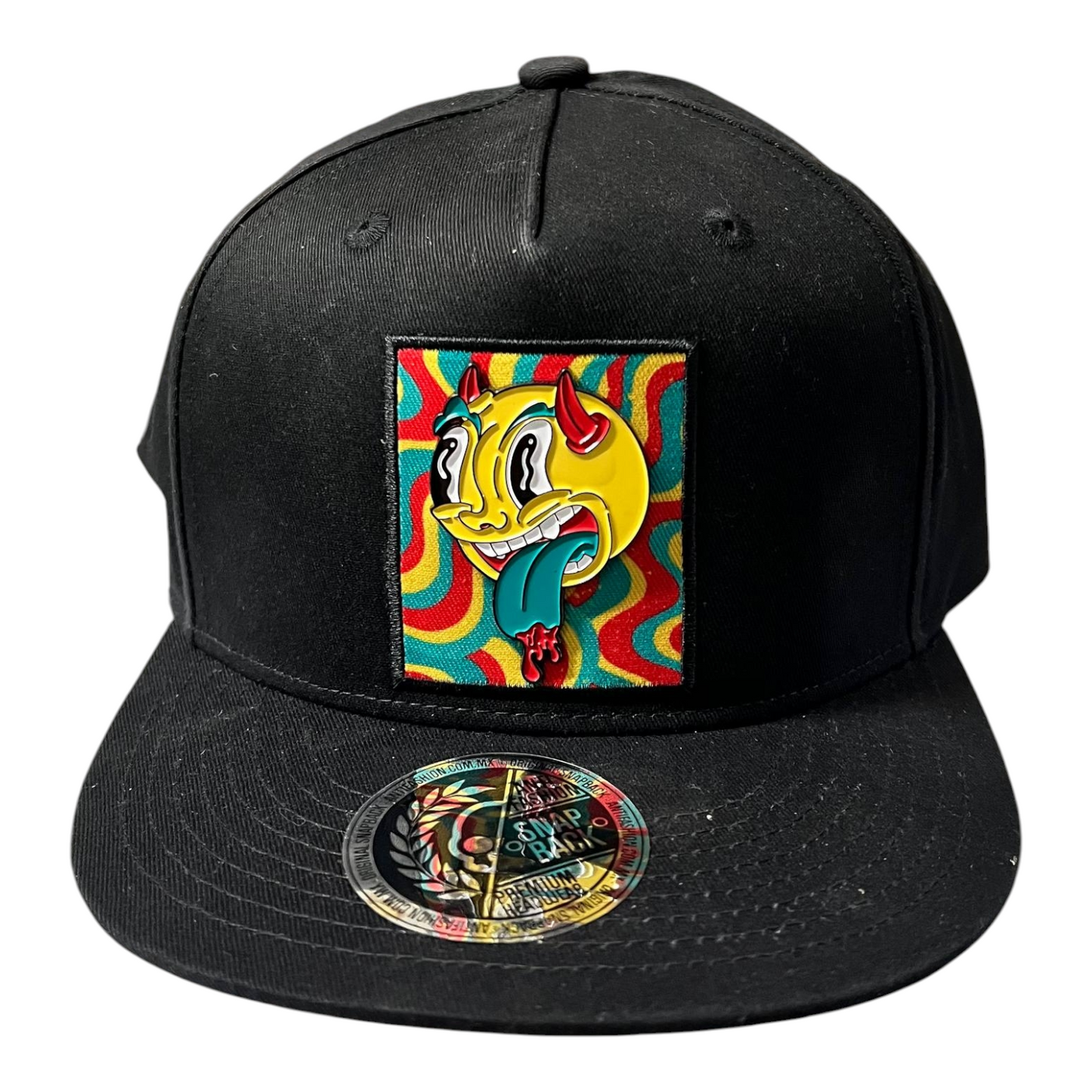 Gorra Negra Happy Trip ANTIFASHION