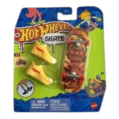 Patineta Para Dedos Con Tenis Finger Board HOT WHEELS