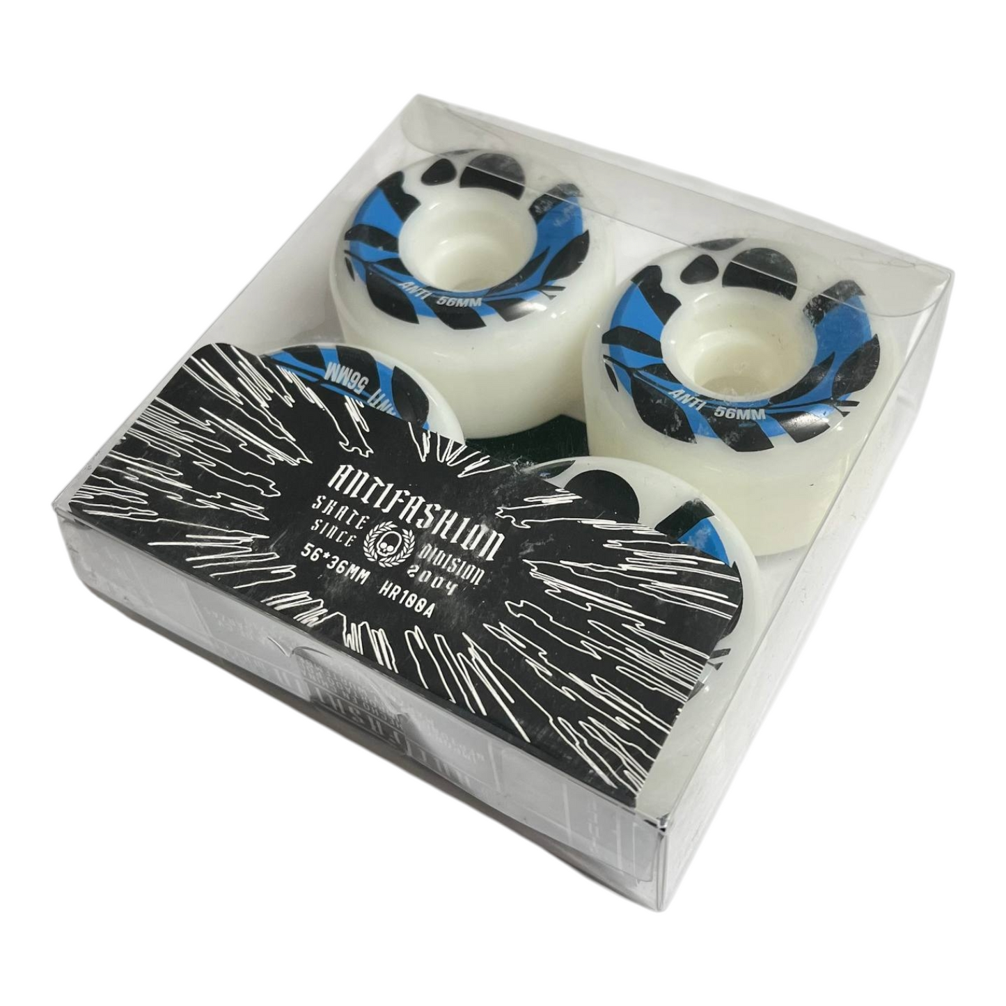Set Ruedas Azul Skate Conicas 56mm ANTIFASHION