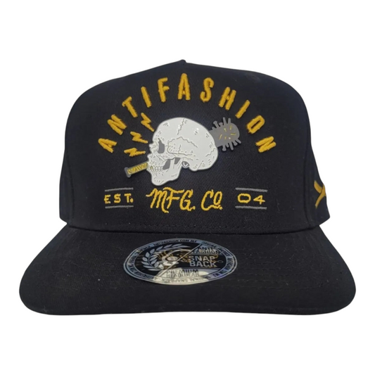 Gorra Negra Calavera Dorada ANTIFASHION