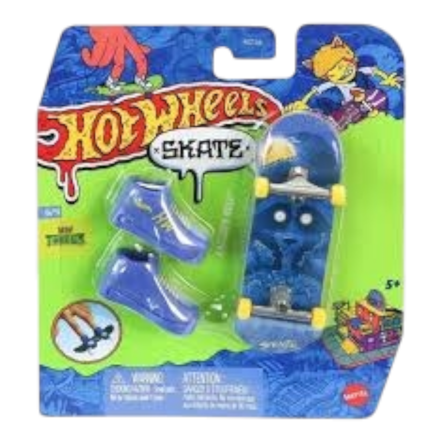 Patineta Para Dedos Con Tenis Finger Board HOT WHEELS