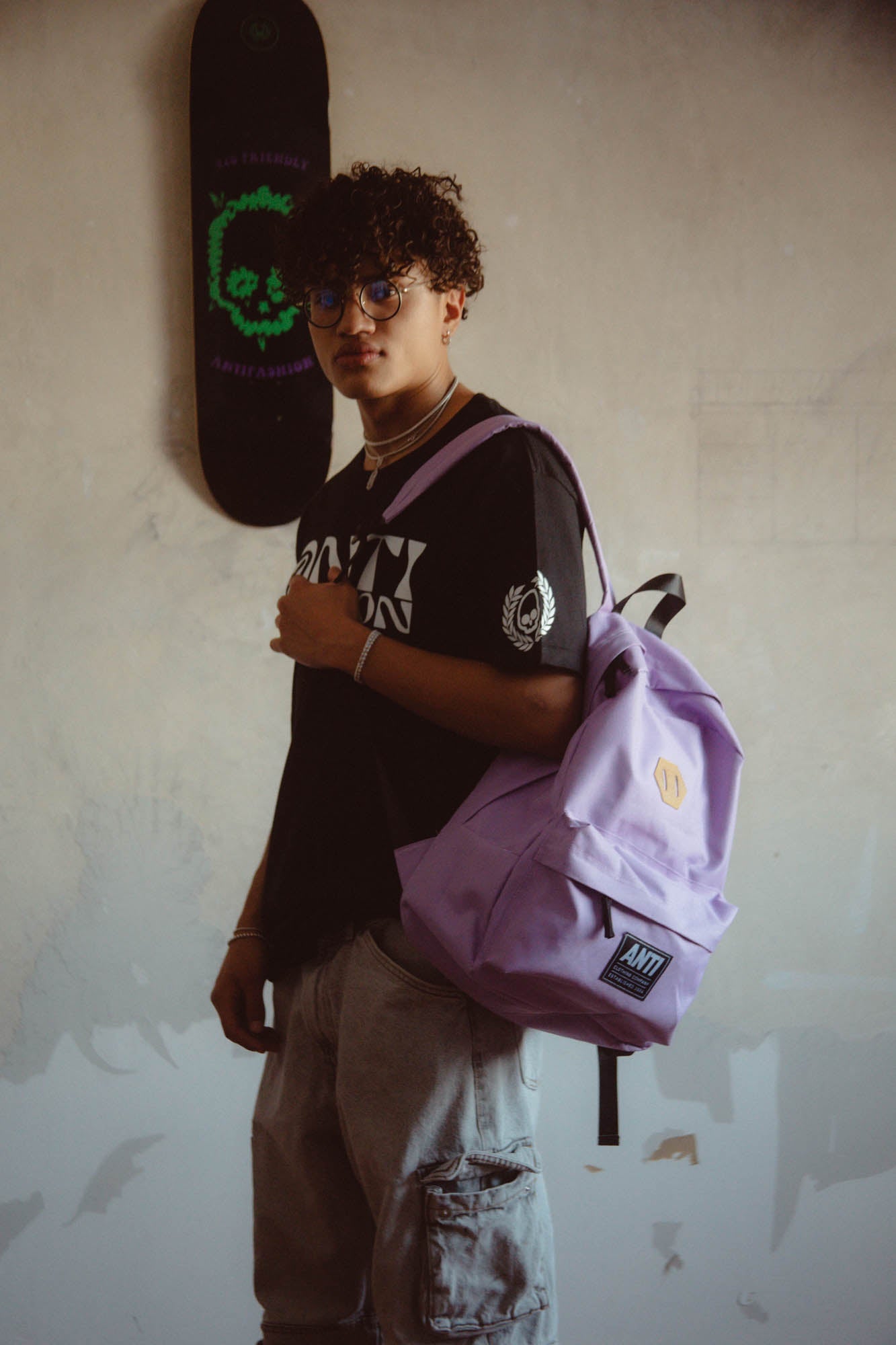 Mochila Morada ANTIFASHION