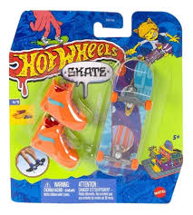 Patineta Para Dedos Con Tenis Finger Board HOT WHEELS