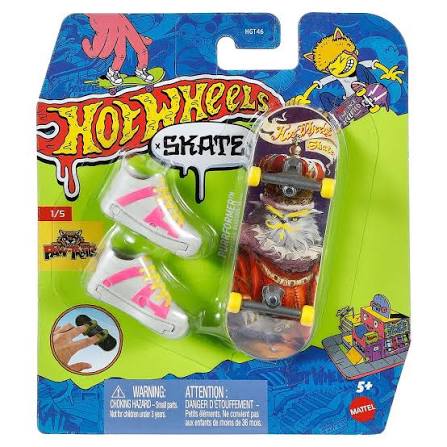 Patineta Para Dedos Con Tenis Finger Board HOT WHEELS