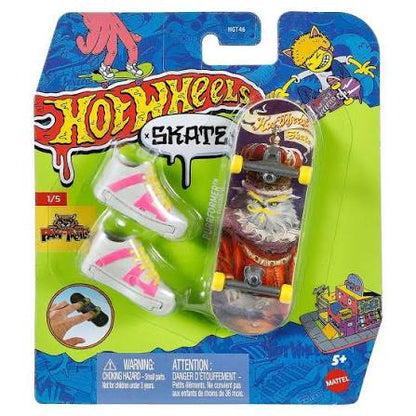 Patineta Para Dedos Con Tenis Finger Board HOT WHEELS