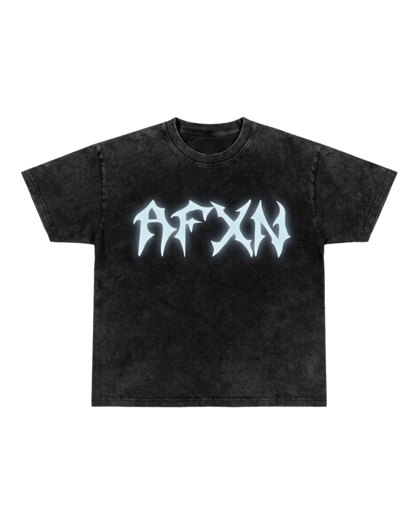 Playera Negra Oversized Glown Darkness ANTIFASHION