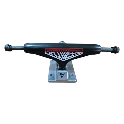 Trucks Plata / Negro 147 Ejes Skate SHIVERS